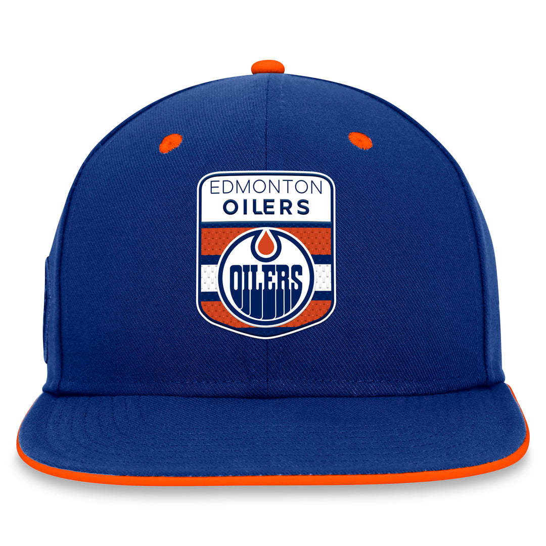 Edmonton Oilers Fanatics Blue 2023 NHL Draft Pro Snapback Hat