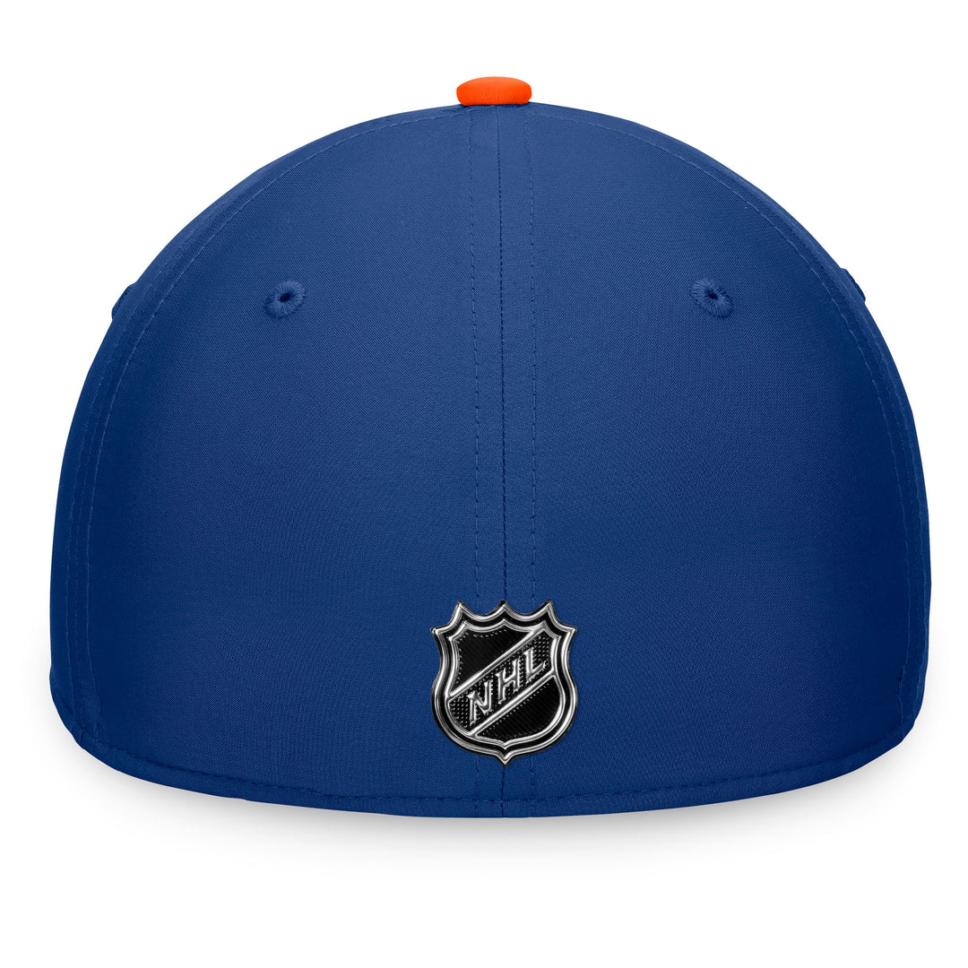 Edmonton Oilers Fanatics Blue 2024 NHL Draft Authentic Pro Flex Hat