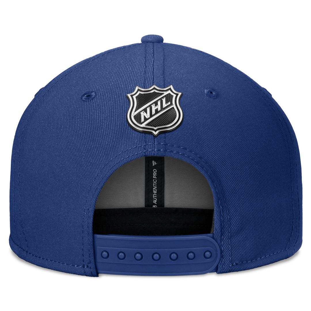 Edmonton Oilers Fanatics Blue 2024 NHL Training Camp Pro Snapback Hat