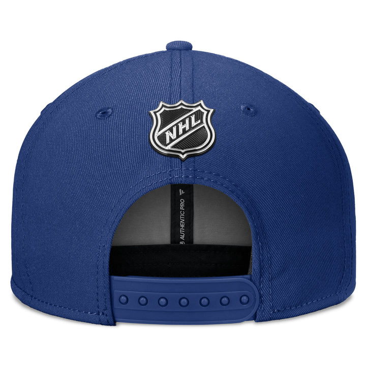 Edmonton Oilers Fanatics Blue 2024 NHL Training Camp Pro Snapback Hat