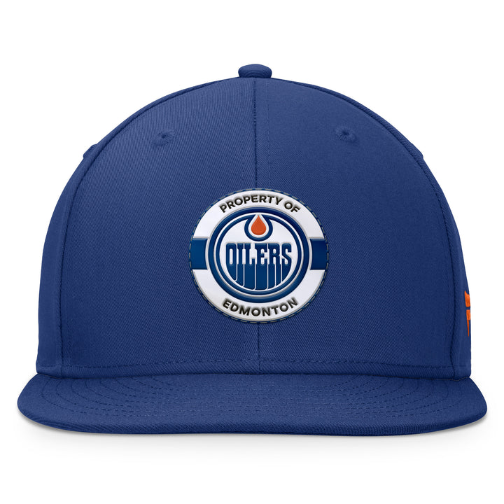 Edmonton Oilers Fanatics Blue 2024 NHL Training Camp Pro Snapback Hat