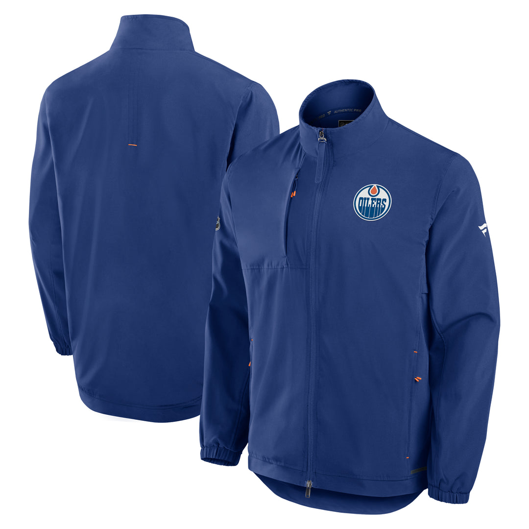 Edmonton Oilers 2025-26 Fanatics Authentic Pro Blue Rink Coaches Jacket