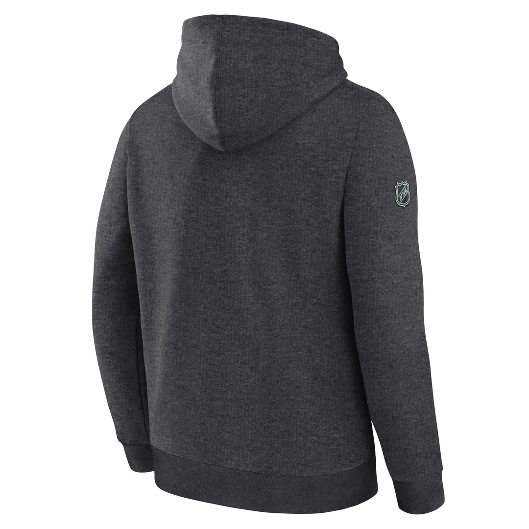 Edmonton Oilers 2025-26 Fanatics Authentic Pro Fleece Grey Pullover Hoodie