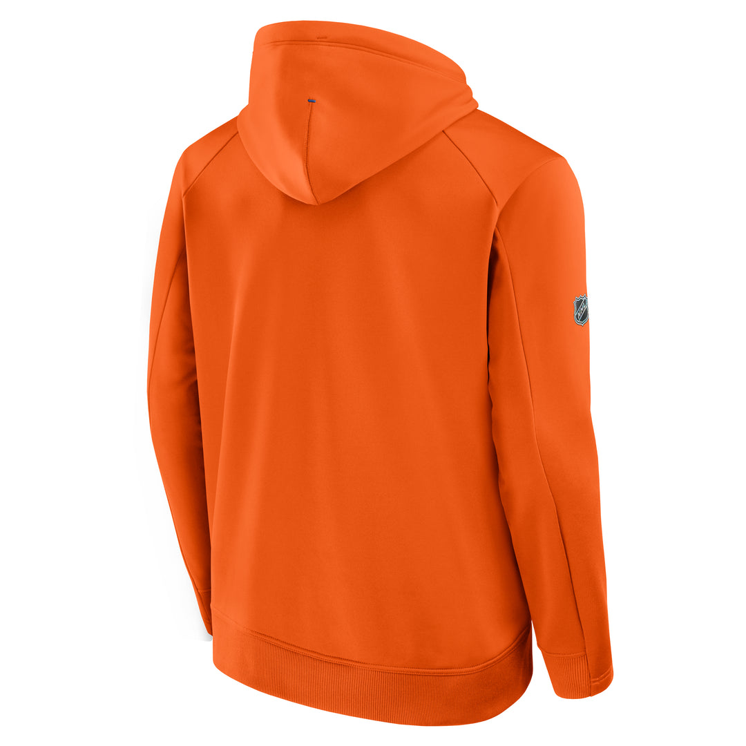 Edmonton Oilers 2025-26 Fanatics Authentic Pro Pullover Orange Rink Side Hoodie