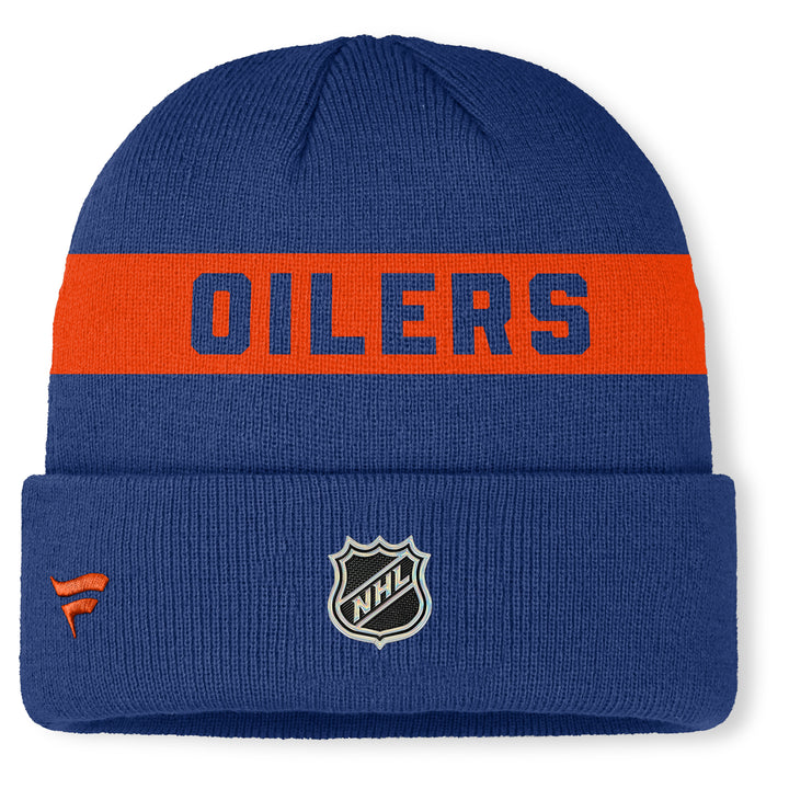 Edmonton Oilers 2025-26 Fanatics Blue Authentic Pro Rink 12 Cuffed Toque