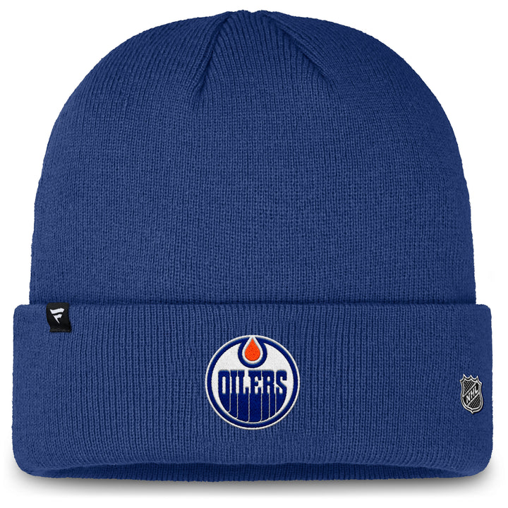 Edmonton Oilers 2025-26 Fanatics Blue Authentic Pro Rink 4 Cuffed Toque