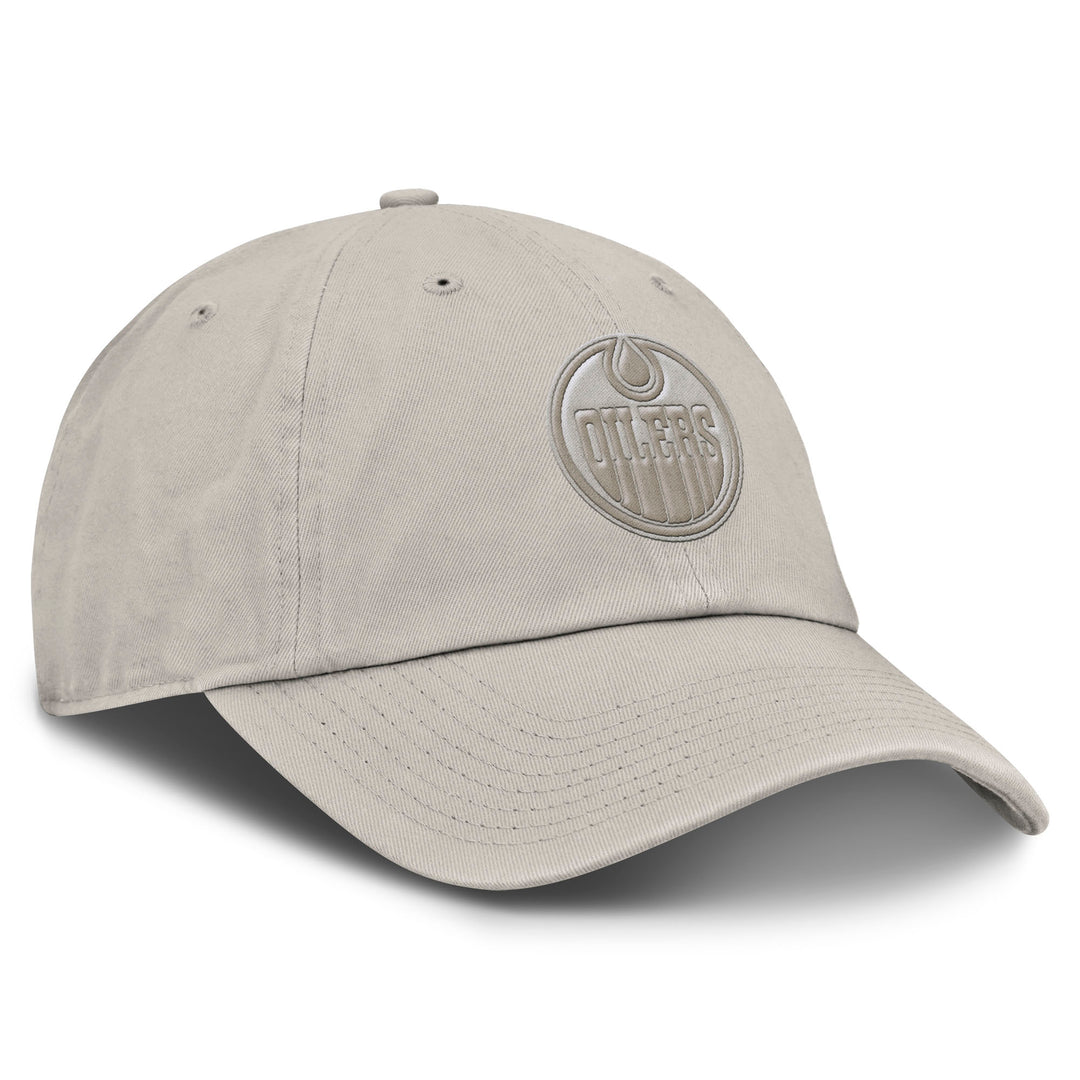 Edmonton Oilers 2025-26 Fanatics Cream Authentic Pro Road Adjustable Hat