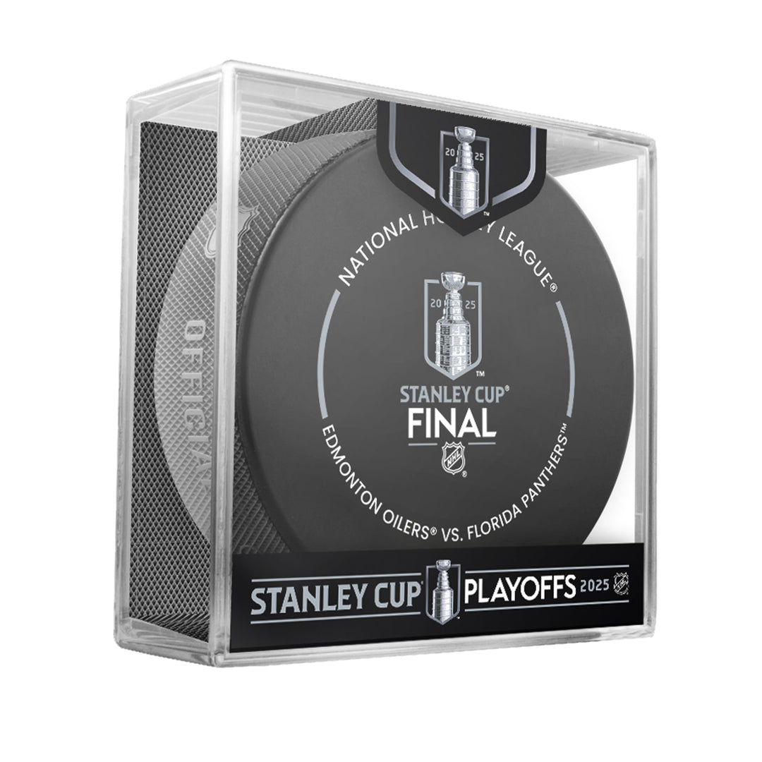 Edmonton Oilers 2025 Stanley Cup Final Official Game Puck - Game 1