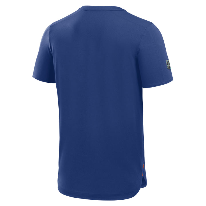 Edmonton Oilers 2026-27 Fanatics Authentic Pro Blue Performance T-Shirt