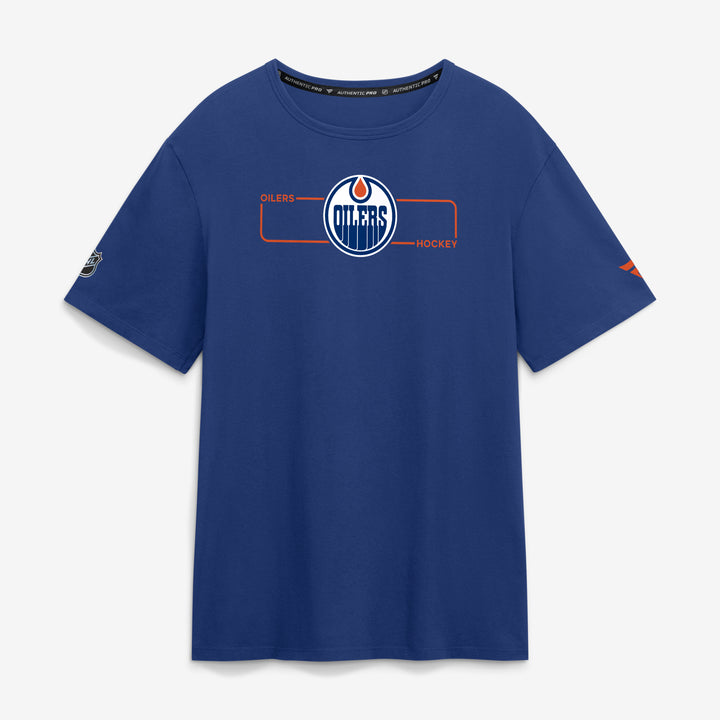 Edmonton Oilers 2026-27 Fanatics Authentic Pro Blue Primary Cotton T-Shirt