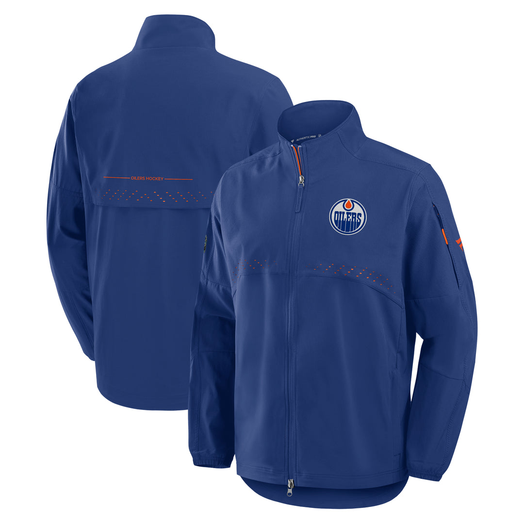 Edmonton Oilers 2026-27 Fanatics Authentic Pro Blue Rink Coach's Jacket