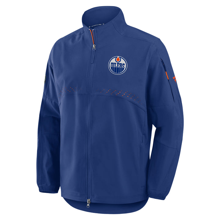 Edmonton Oilers 2026-27 Fanatics Authentic Pro Blue Rink Coach's Jacket