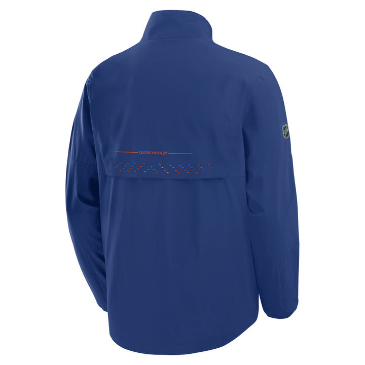 Edmonton Oilers 2026-27 Fanatics Authentic Pro Blue Rink Coach's Jacket