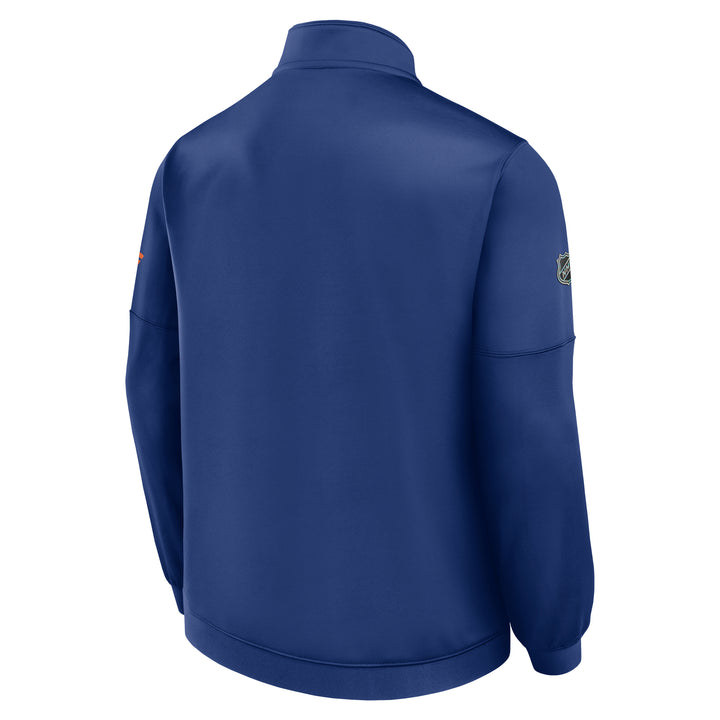 Edmonton Oilers 2026-27 Fanatics Authentic Pro Blue Rink Half-Zip Sweatshirt