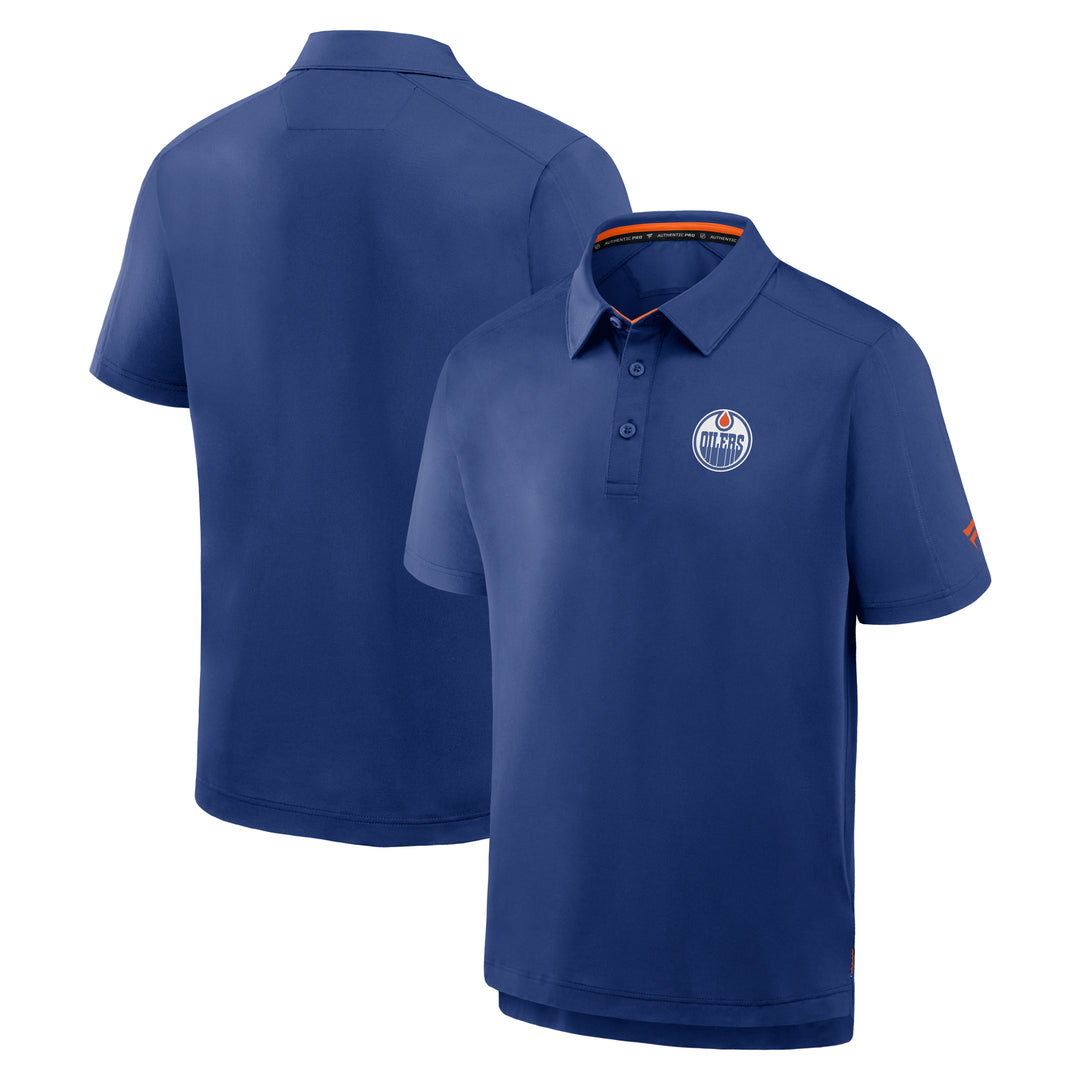 Edmonton Oilers 2026-27 Fanatics Authentic Pro Blue Rink Polo