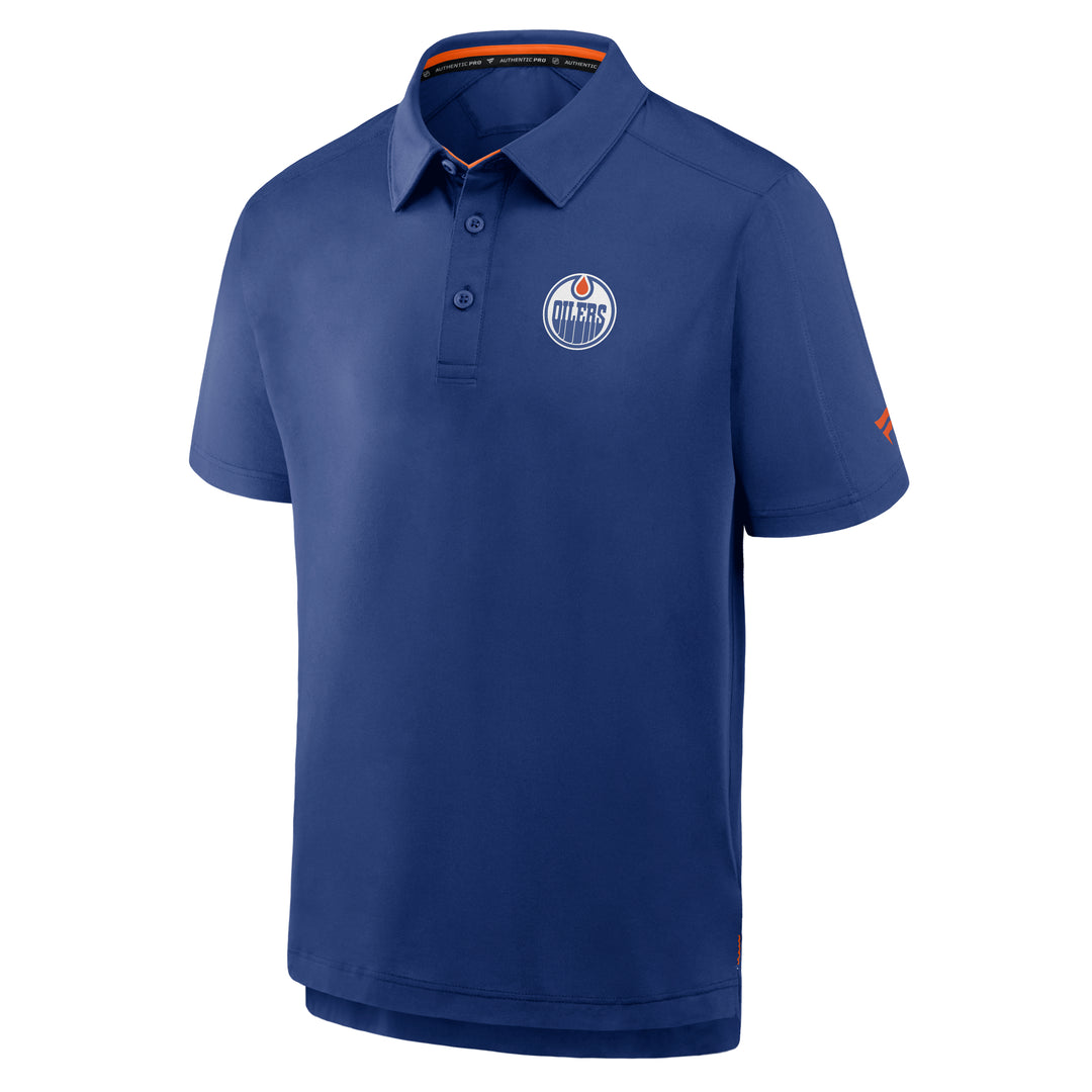 Edmonton Oilers 2026-27 Fanatics Authentic Pro Blue Rink Polo