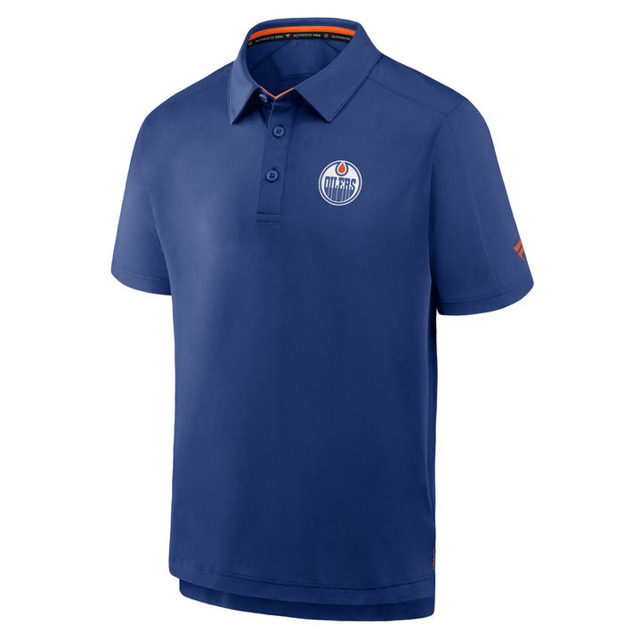 Edmonton Oilers 2026-27 Fanatics Authentic Pro Blue Rink Polo