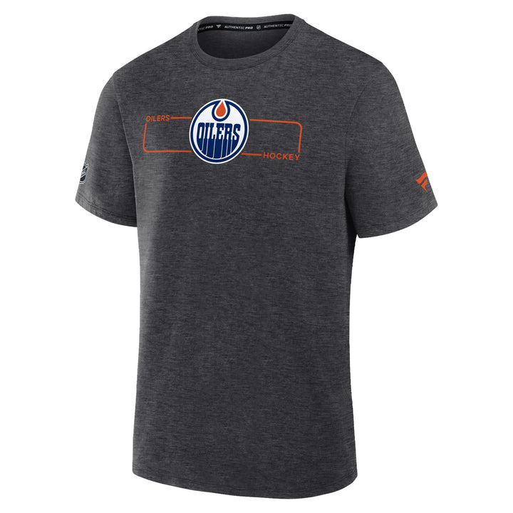 Edmonton Oilers 2026-27 Fanatics Authentic Pro Grey Primary Cotton T-Shirt