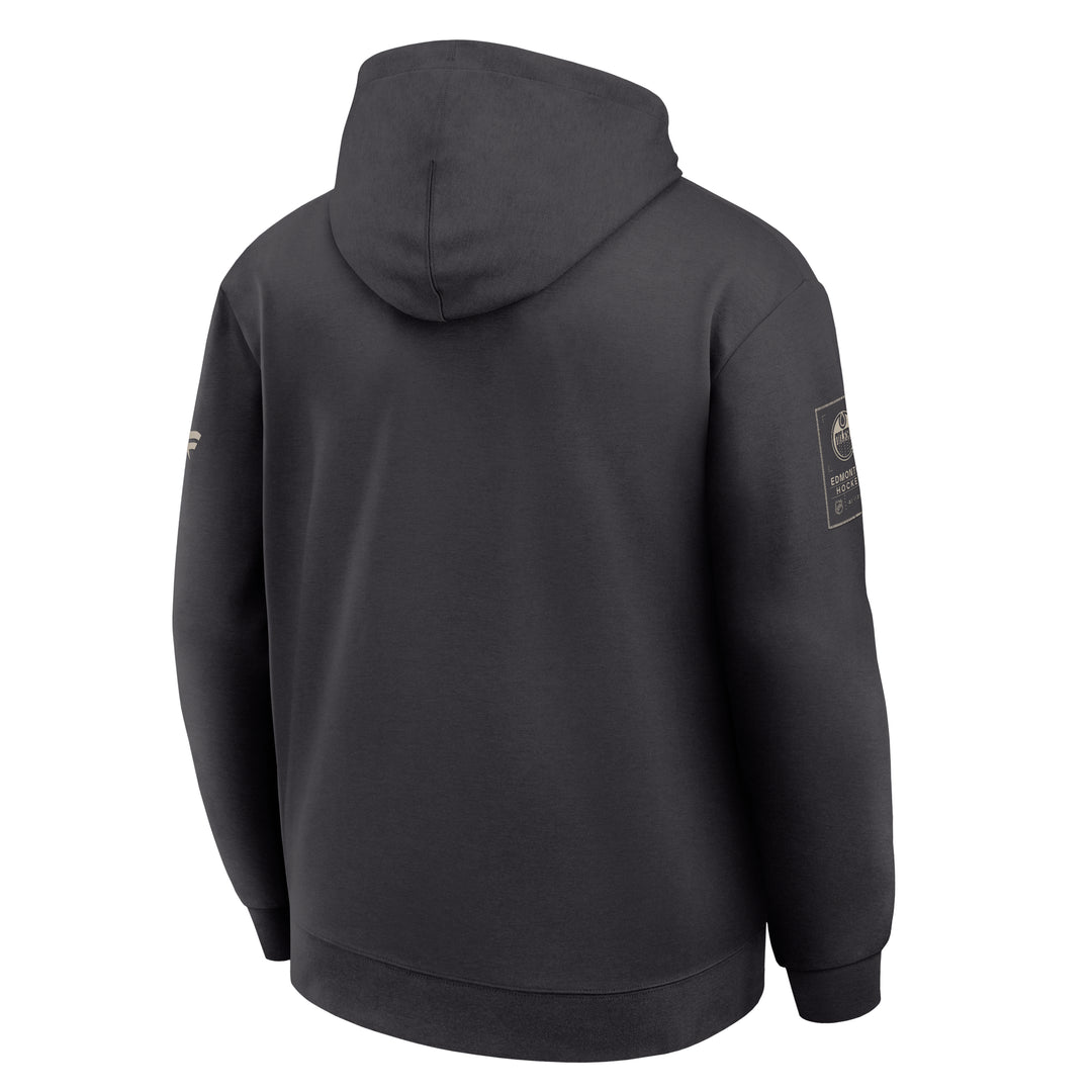 Edmonton Oilers 2026-27 Fanatics Authentic Pro Road Grey Pullover Hoodie