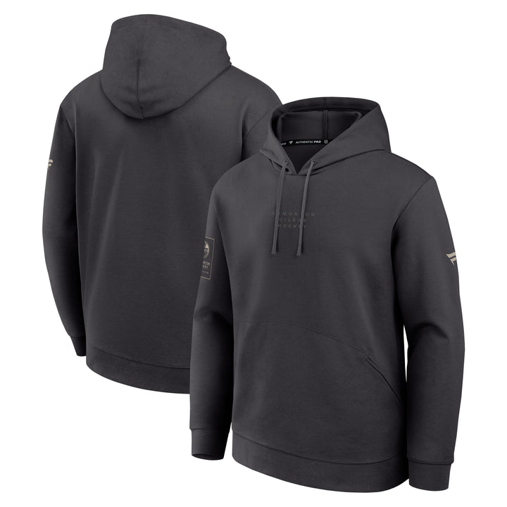 Edmonton Oilers 2026-27 Fanatics Authentic Pro Road Grey Pullover Hoodie