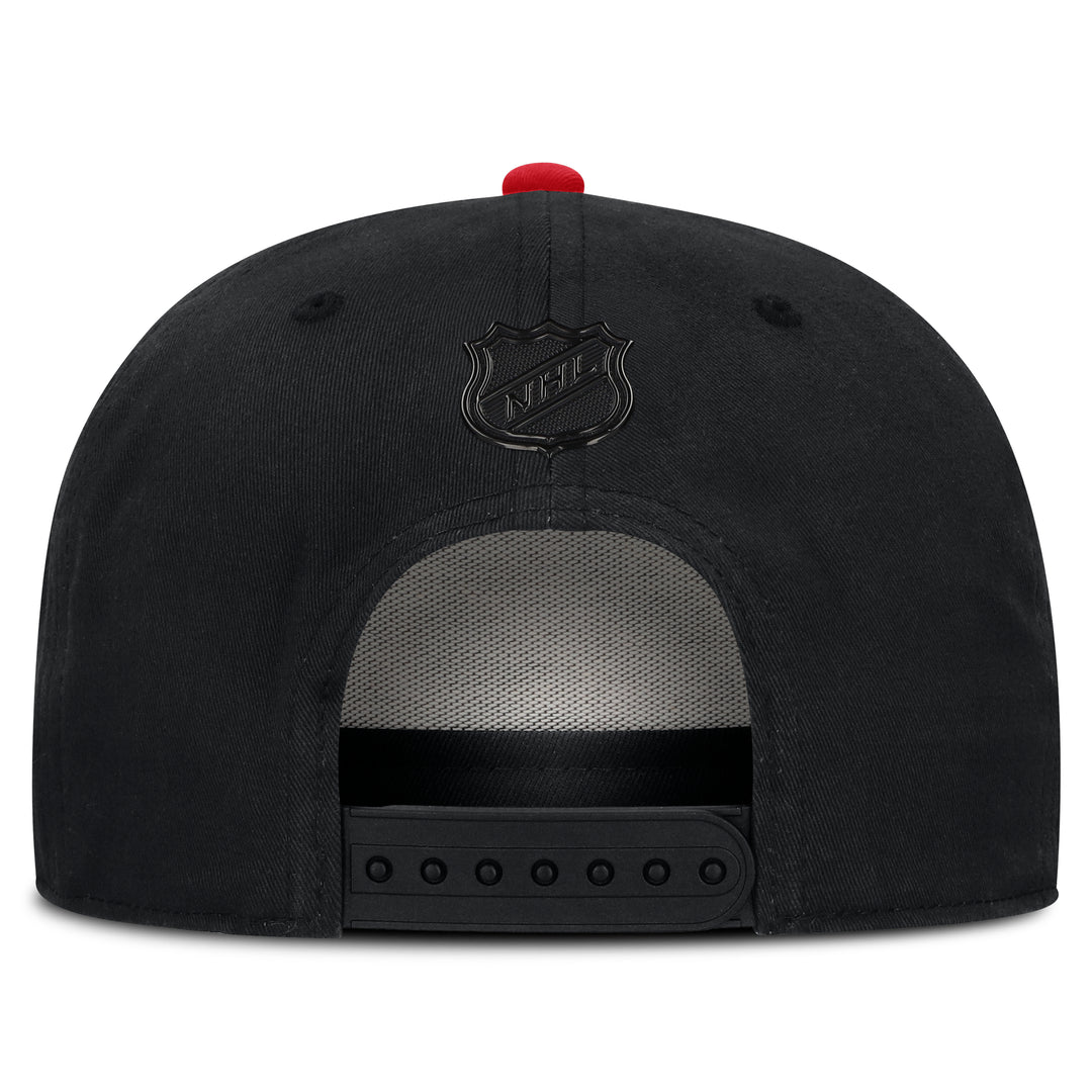 Edmonton Oilers 2026-27 Fanatics Black Authentic Pro Canadian Armed Forces Appreciation Night Snapback Hat
