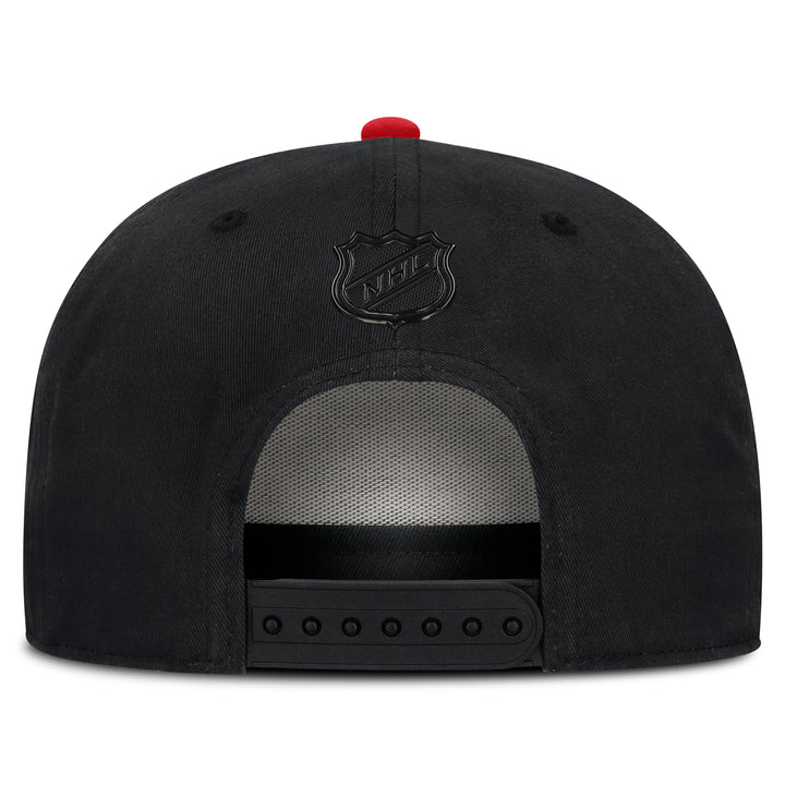Edmonton Oilers 2026-27 Fanatics Black Authentic Pro Canadian Armed Forces Appreciation Night Snapback Hat