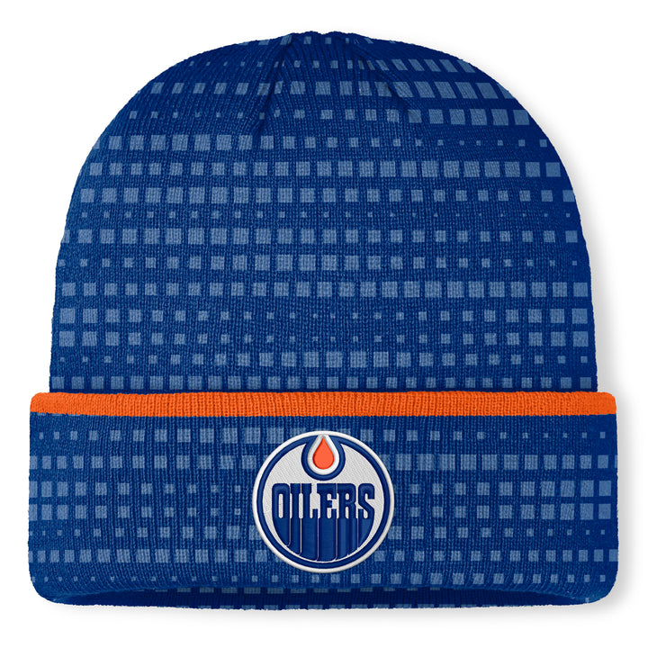 Edmonton Oilers 2026-27 Fanatics Blue Authentic Pro Rink Cuffed Toque/Beanie