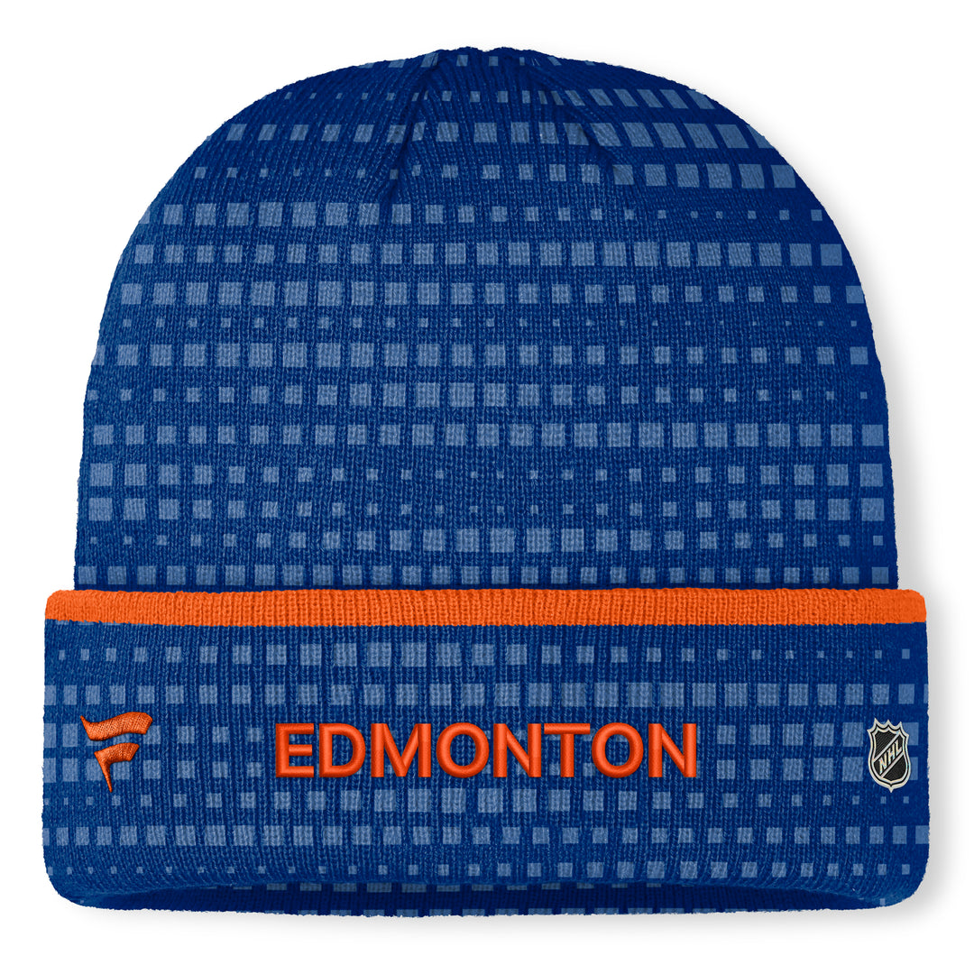 Edmonton Oilers 2026-27 Fanatics Blue Authentic Pro Rink Cuffed Toque/Beanie