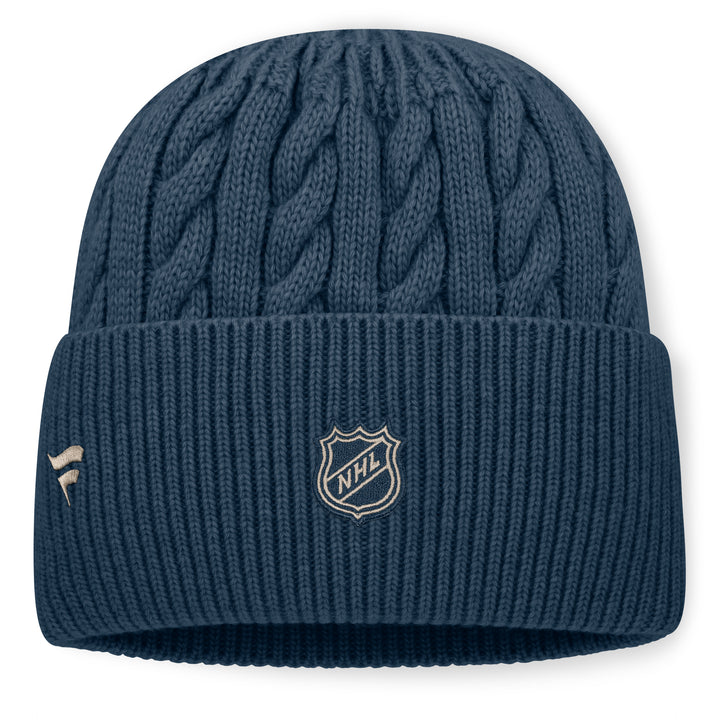 Edmonton Oilers Fanatics Navy 2026-27 Authentic Pro Road Cuffed Toque/Beanie