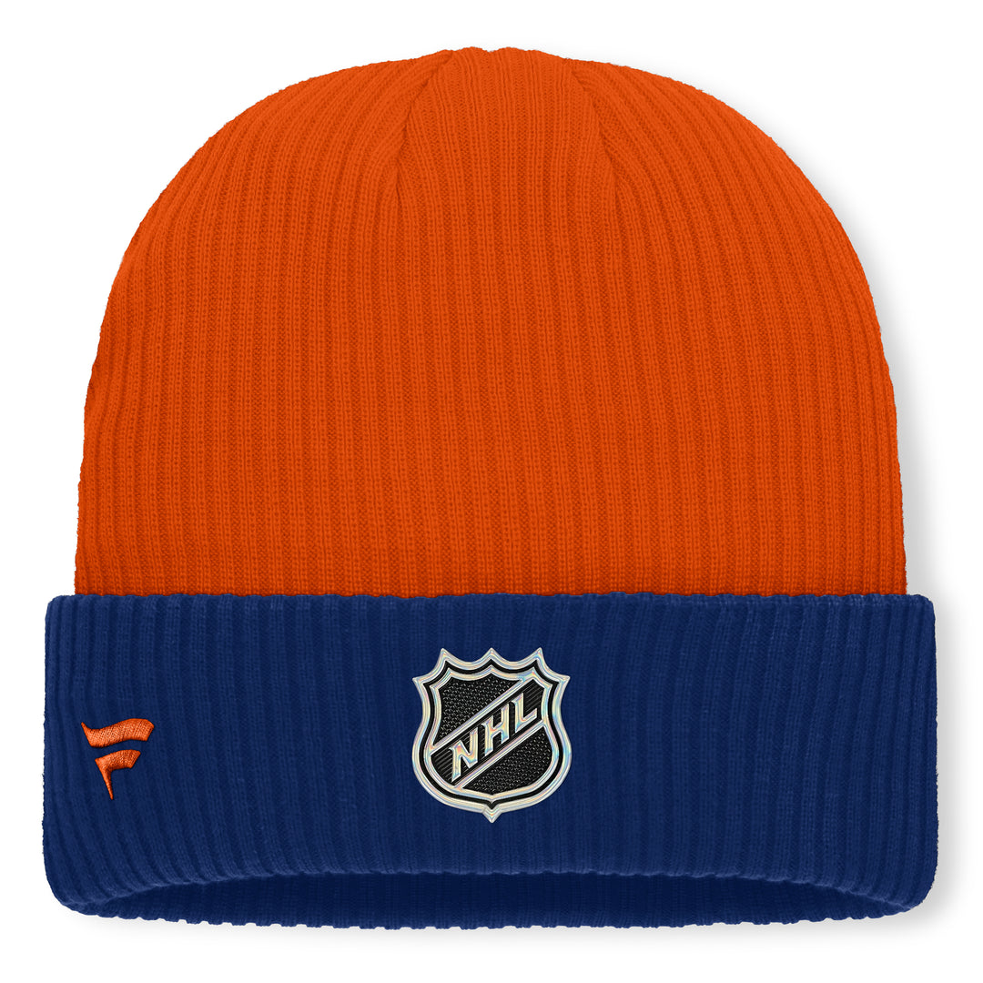 Edmonton Oilers Fanatics Orange 2026-27 Authentic Pro Rink Cuffed Toque/Beanie