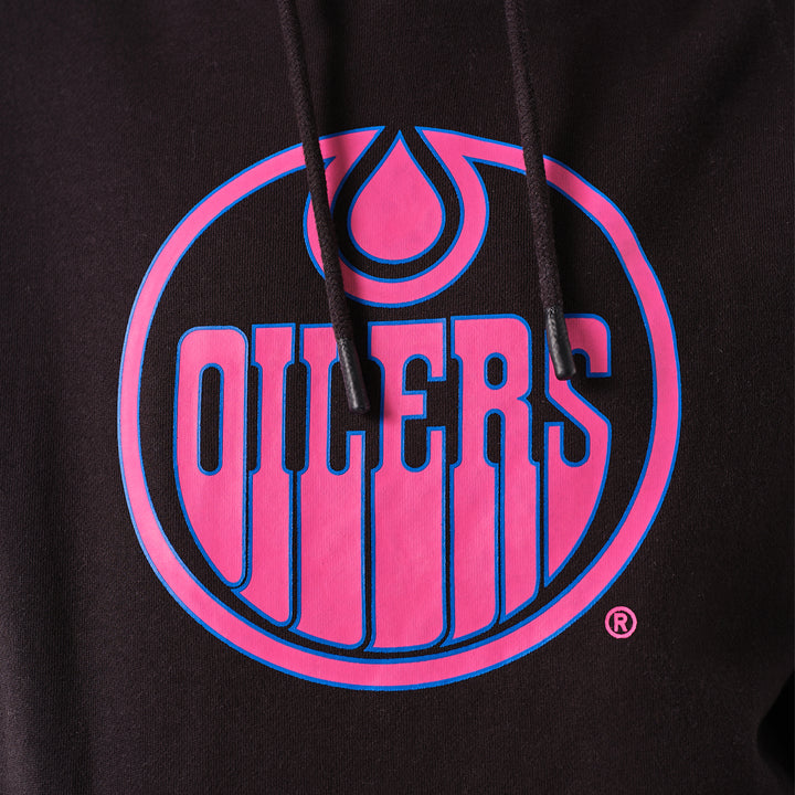 Edmonton Oilers 22Fresh Neon Black Hoodie
