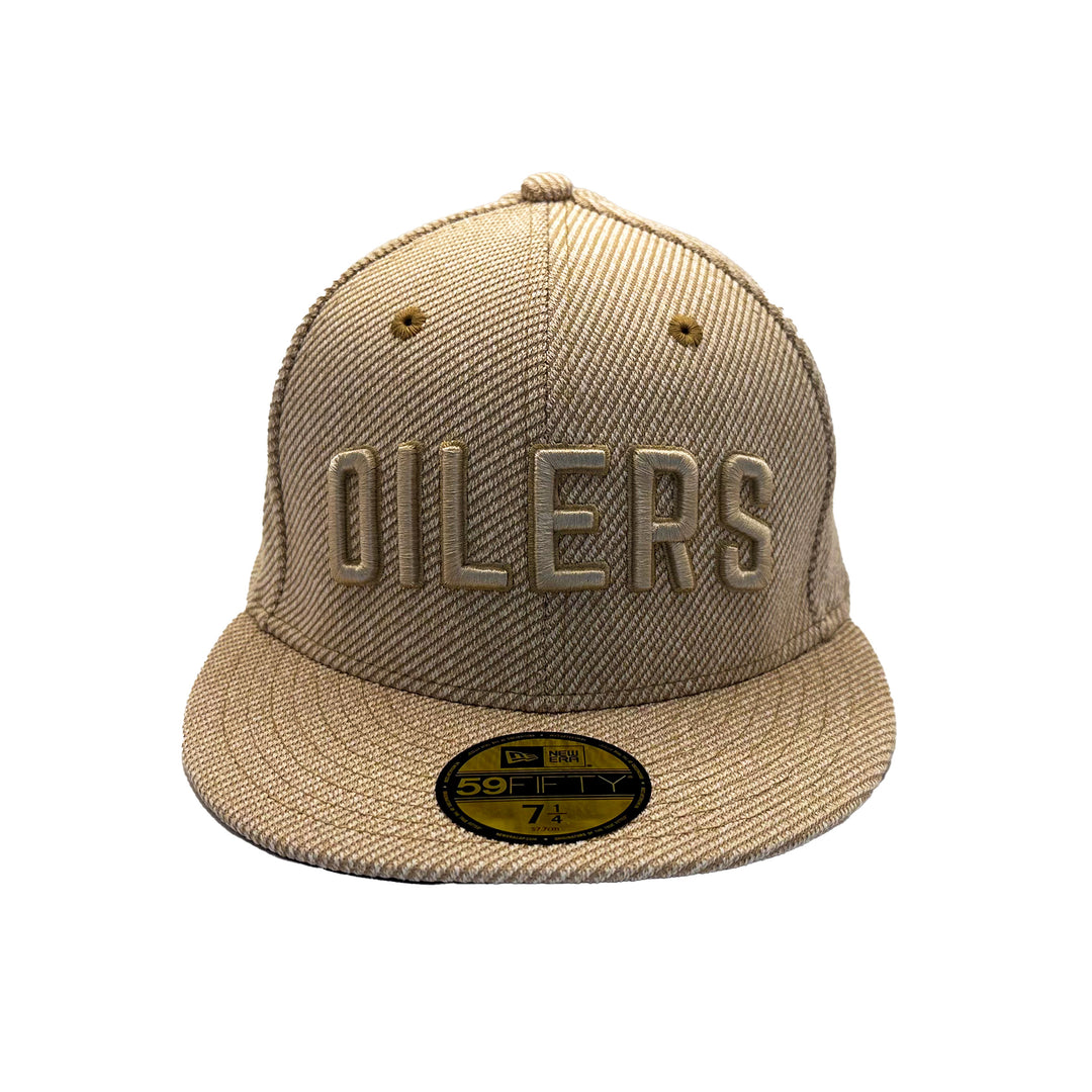 Edmonton Oilers New Era x 22Fresh Oatmeal Cream 59FIFTY Fitted Logo Hat