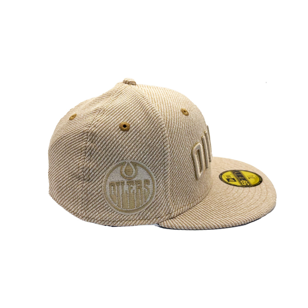 Edmonton Oilers New Era x 22Fresh Oatmeal Cream 59FIFTY Fitted Logo Hat