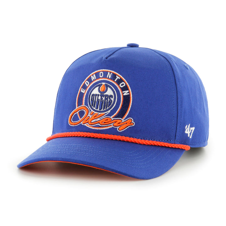 Edmonton Oilers '47 Blue Ringtone Hitch Snapback Hat