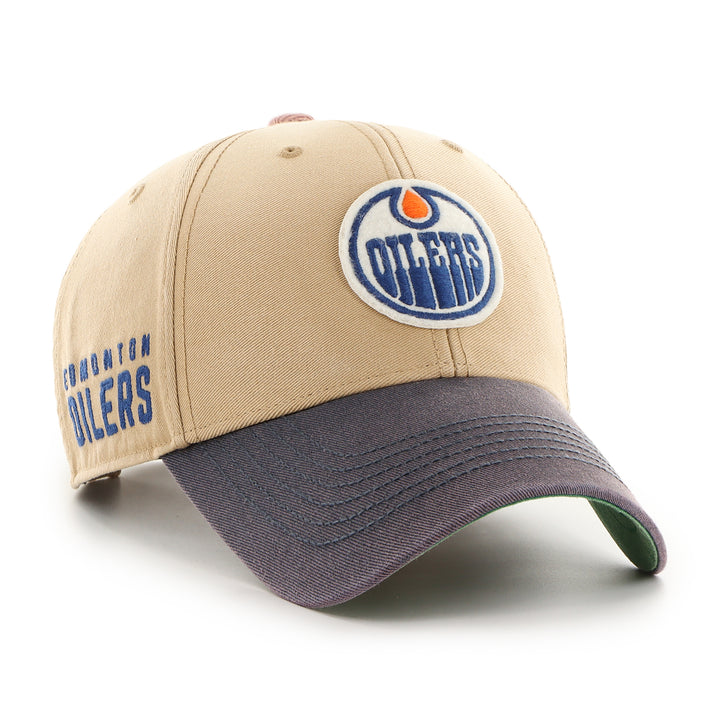 Edmonton Oilers '47 Dusted Sedgwick Khaki MVP Snapback Hat