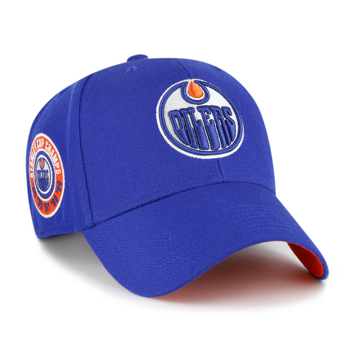 Edmonton Oilers '47 Blue Sure Shot MVP Snapback Hat