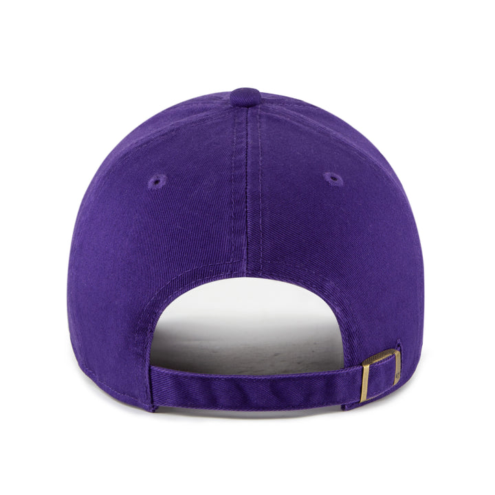 Edmonton Oilers '47 Purple Logo Clean Up Adjustable Hat