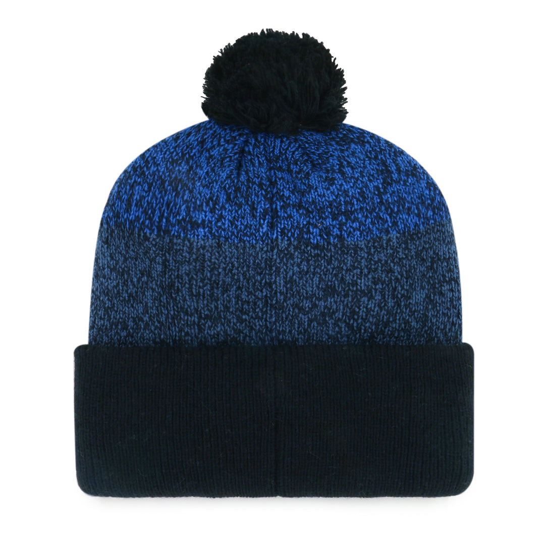 Edmonton Oilers '47 Turtle Island Blue & Black Turtle Island Dark Freeze Cuffed Knit Toque w/ Pom