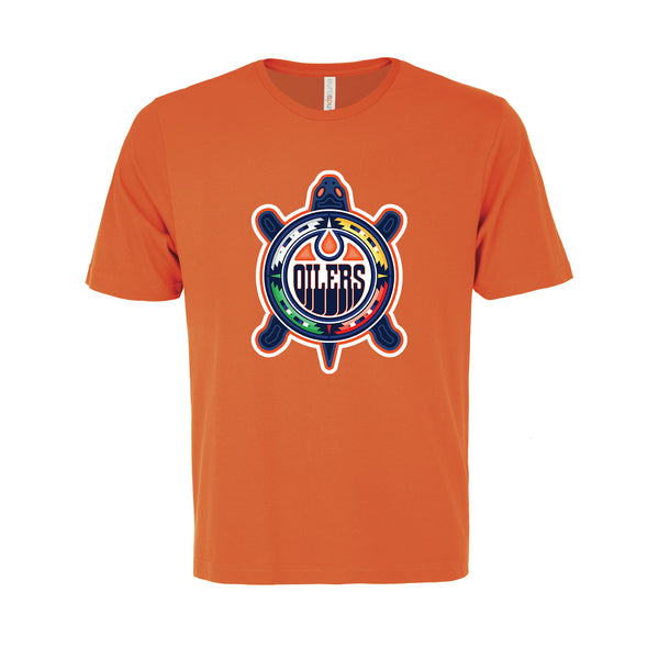 ICE District Authentics - Heading to the game tonight? Turtle Island gear  is available now! We have apparel, pucks, and more featuring the  @EdmontonOilers Turtle Island Logo designed by @lancecardinal75! All  proceeds