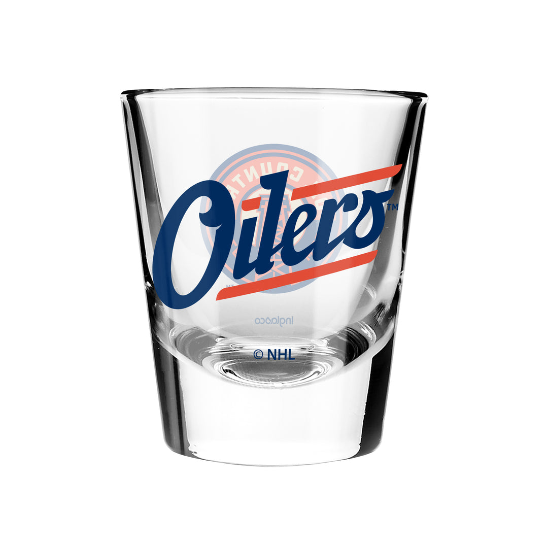 Edmonton Oilers Alternate Logo 2 oz. Shot Glass