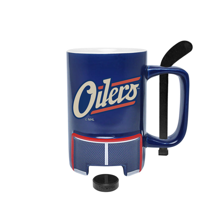 Edmonton Oilers Alternate Logo Practice Shot 15oz Ceramic Mug