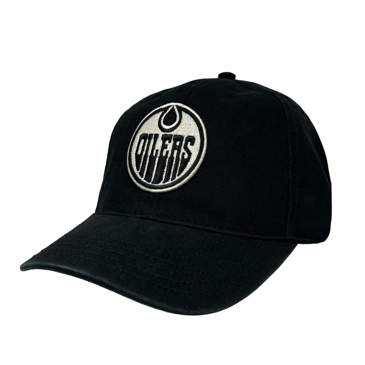 Edmonton Oilers American Needle Black Hepcat Adjustable Hat