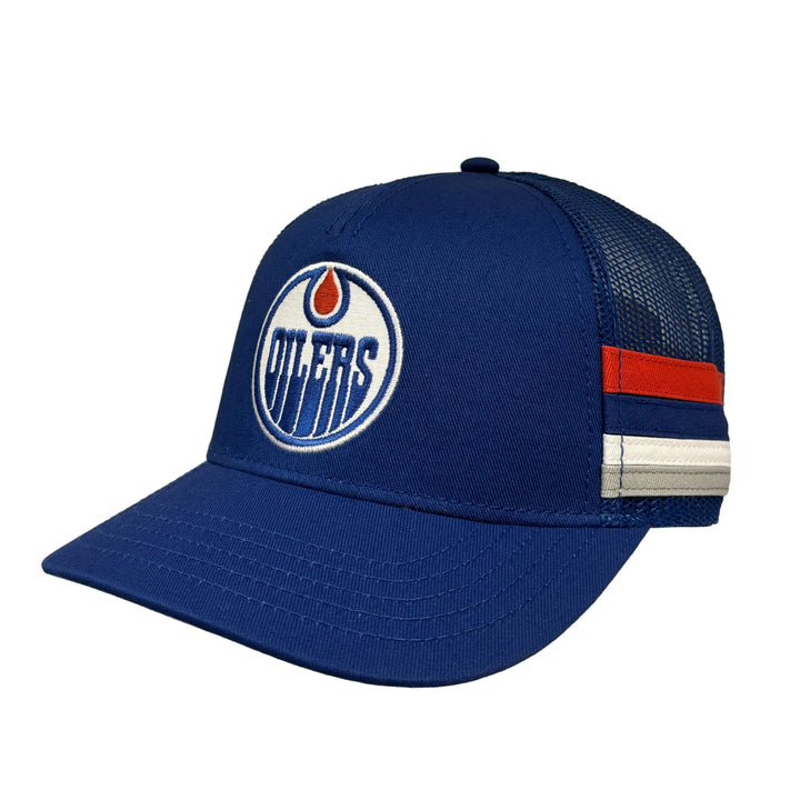 Edmonton Oilers American Needle Blue Hotfoot Mesh Snapback Hat