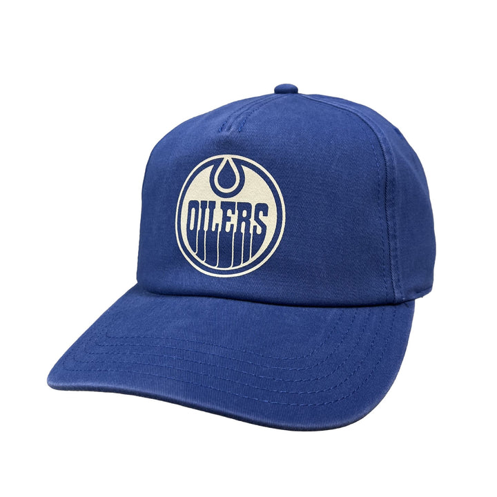 Edmonton Oilers American Needle Blue Walker Snapback Hat
