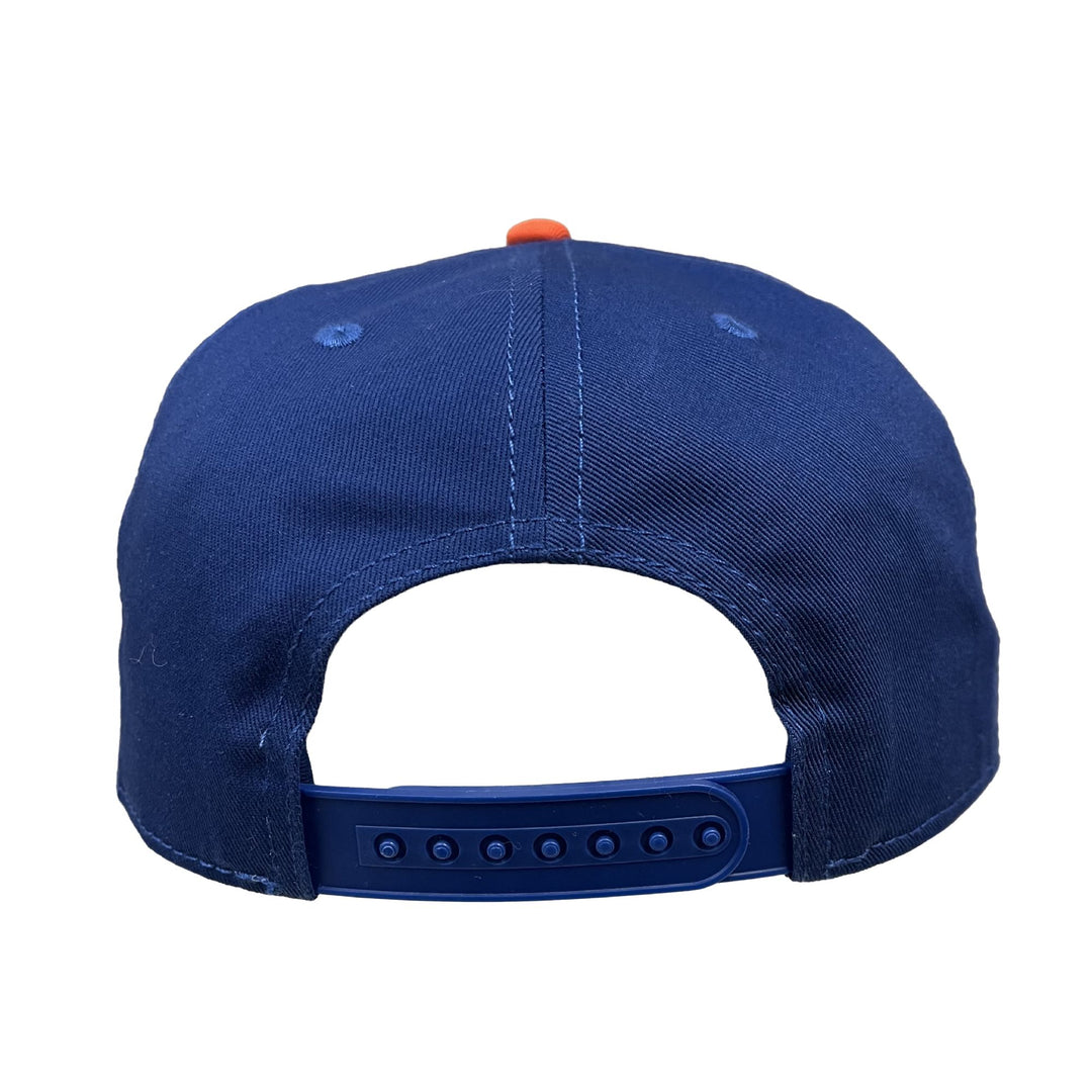 Edmonton Oilers American Needle Blue & Orange Alternate Logo Roscoe Snapback Hat