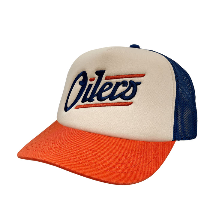 Edmonton Oilers American Needle Cream Alternate Foam Snapback Hat