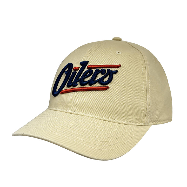 Edmonton Oilers American Needle Cream Ballpark Alternate Adjustable Hat