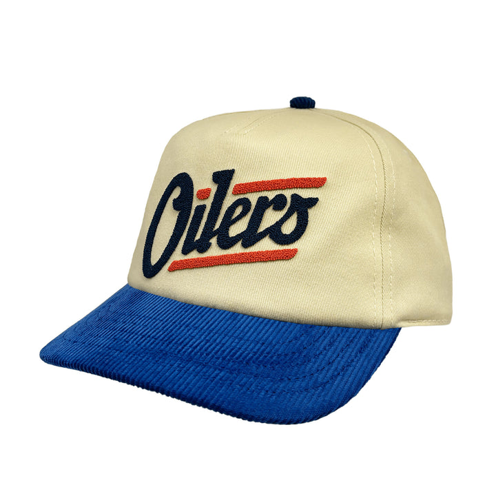 Edmonton Oilers American Needle Cream Burnett Snapback Hat