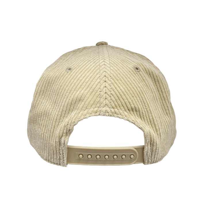 Edmonton Oilers American Needle Cream Corduroy Balsam Snapback Hat