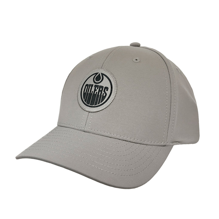 Edmonton Oilers American Needle Grey Stone Patch Adjustable Hat